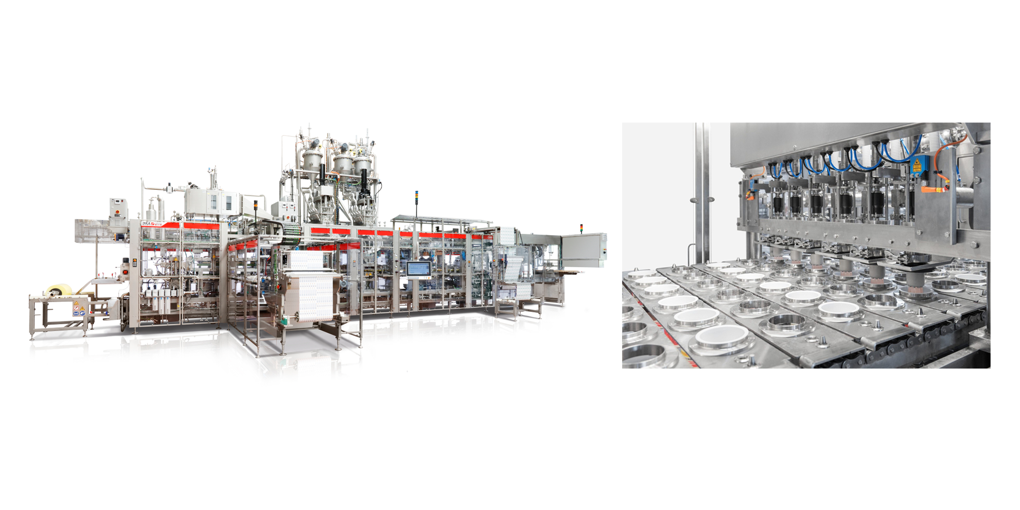 خط آلات تعبئة الأكواب والتيرموفورمر